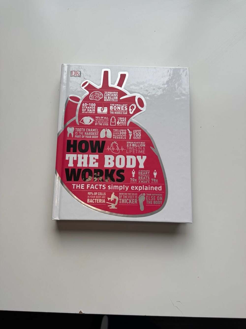 How The Body Works The Facts Simply Explained By DK Hardcover Book